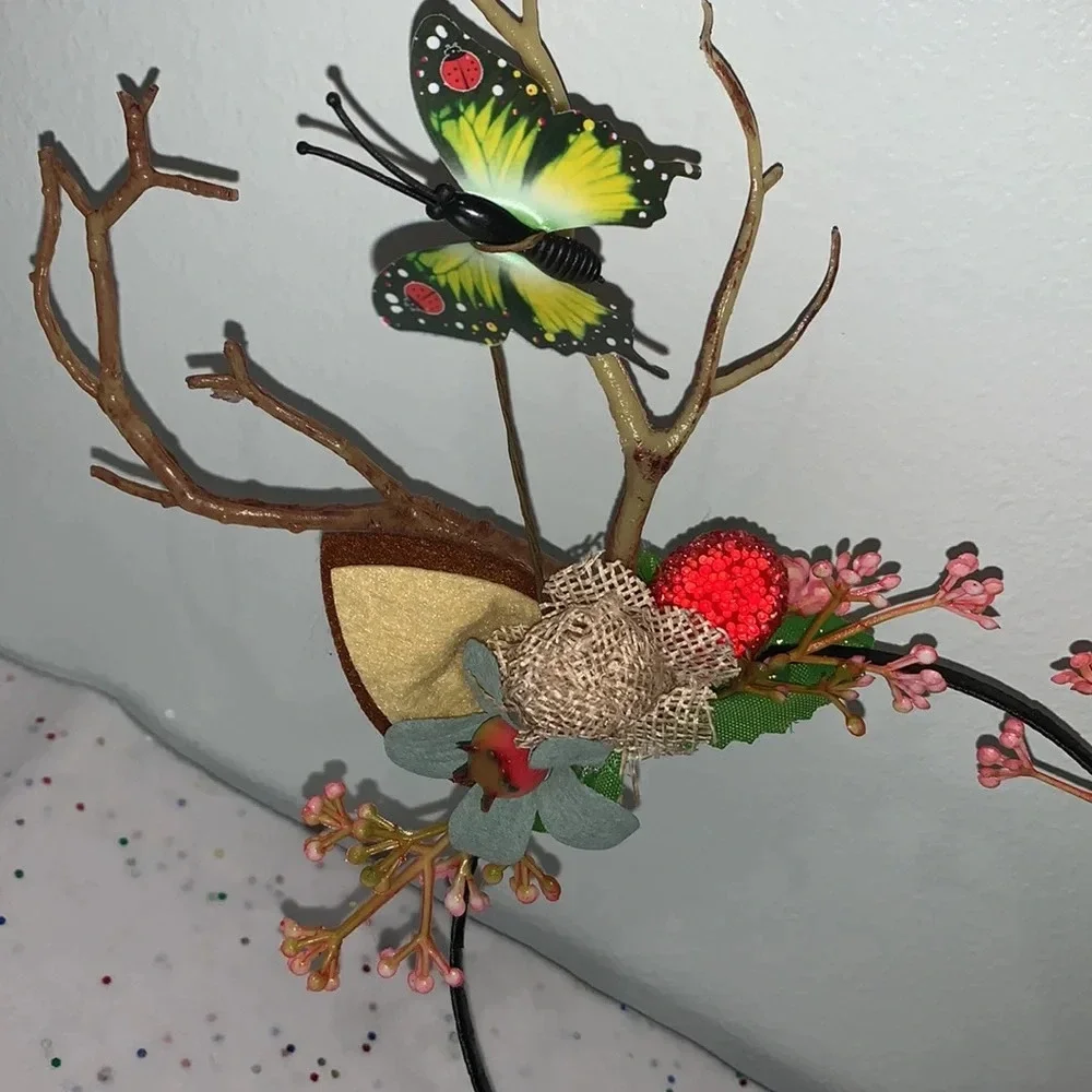 Women Girls Christmas Fairy Tale Flower Christmas headband.